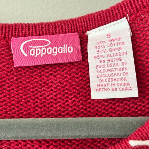 Cappagalla Ugly Christmas Sweater size small, red - Picture 8 of 8